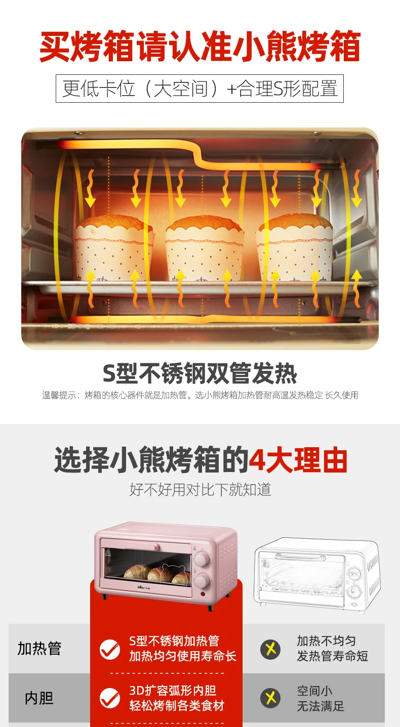 DKX-A09A1, духовка, небольшая двойная печь, небольшая выпечки, многофункциональная Автоматическая электрическая духовка, мини-вентилятор, небольшая машина, 11Л, изысканная духовка