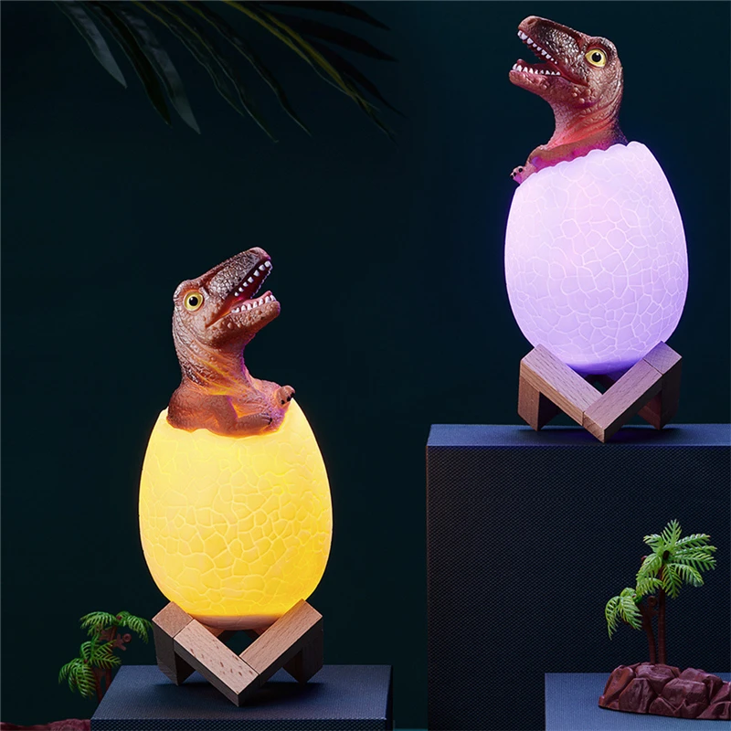 Dinosaur 3D Led Night Light Colorful LED Night Light Magical Control Lamp 16 Colours Changing Kid's Toys Lamparas 40DEC2015