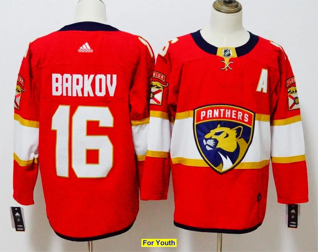 Детский Молодежный свитер Florida Aleksander Barkov Sergei Bobrovsky Robo Luongo Aaron Ekblad