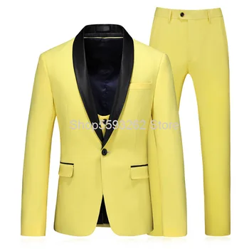 

Suit Men Suit Suit Three-piece Set Slim Fit Groom Marriage Dress Fashion 6710
