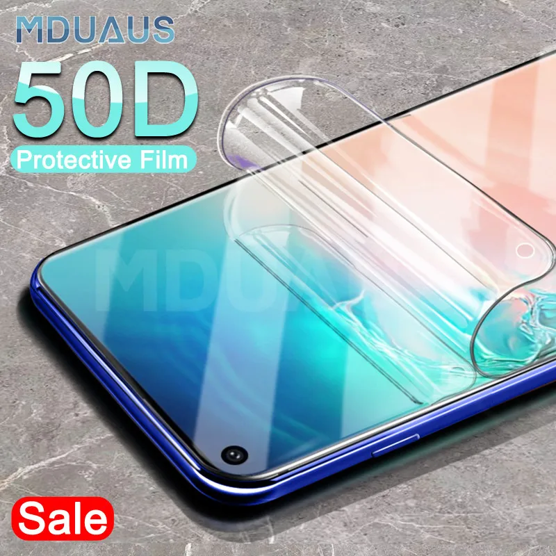 

50D Full Curved Hydrogel Film on the For Samsung Galaxy S10E S9 S8 S10 Plus Safety Film For Samsung S7 Edge A6 A8 2018 Soft Film
