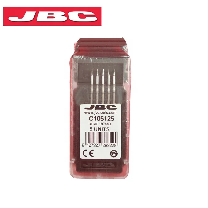 JBC C105-125 серии бессвинцовые ПАЯЛЬНЫЕ НАКОНЕЧНИКИ для паяльных станций сварочная головка