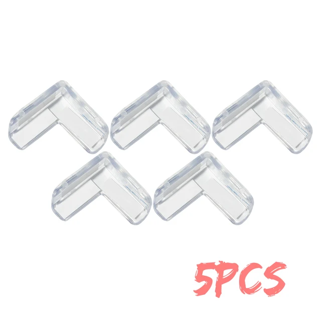 5/8/10Pcs Child Baby Safety Silicone Protector Table Corner Edge Protection Cover Children Anticollision Edge & Guards black