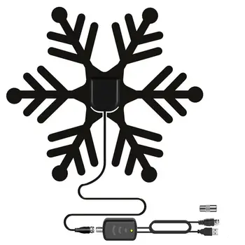 

80 Miles 1080P Indoor Digital Tv Antenna Signal Receiver Amplifier Tv Radius Surf Fox Antena Hdtv Antennas Aerial Mini Dvb-T/T2