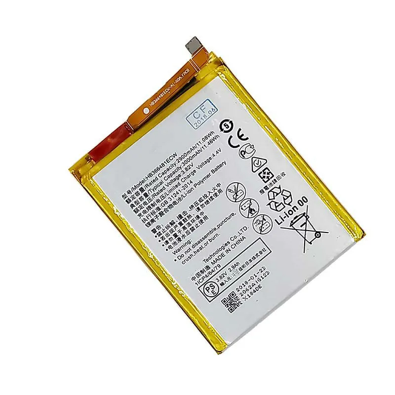 3000 мА/ч, Батарея для Huawei P10 Lite/Nova Lite/G10 HB366481ECW WAS-TL10 WAS-AL00 WAS-LX1 WAS-LX1A WAS-LX2 WAS-LX3 батареи