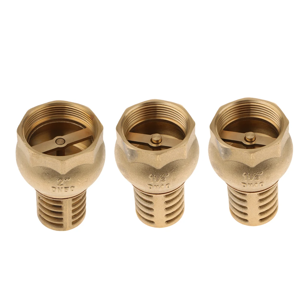 Strong Metal Brass Foot Valve/ Bottom Valve, Easy to Install