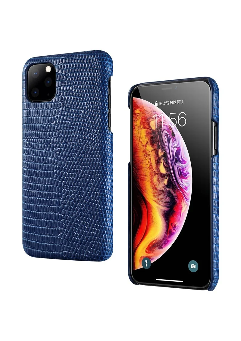 Натуральная телячья кожа ящерица кожа чехол для iPhone 6 6s 7 8 8plus X XS MAX XR samsung galaxy XI/XIR/XI Max кожа ручной работы