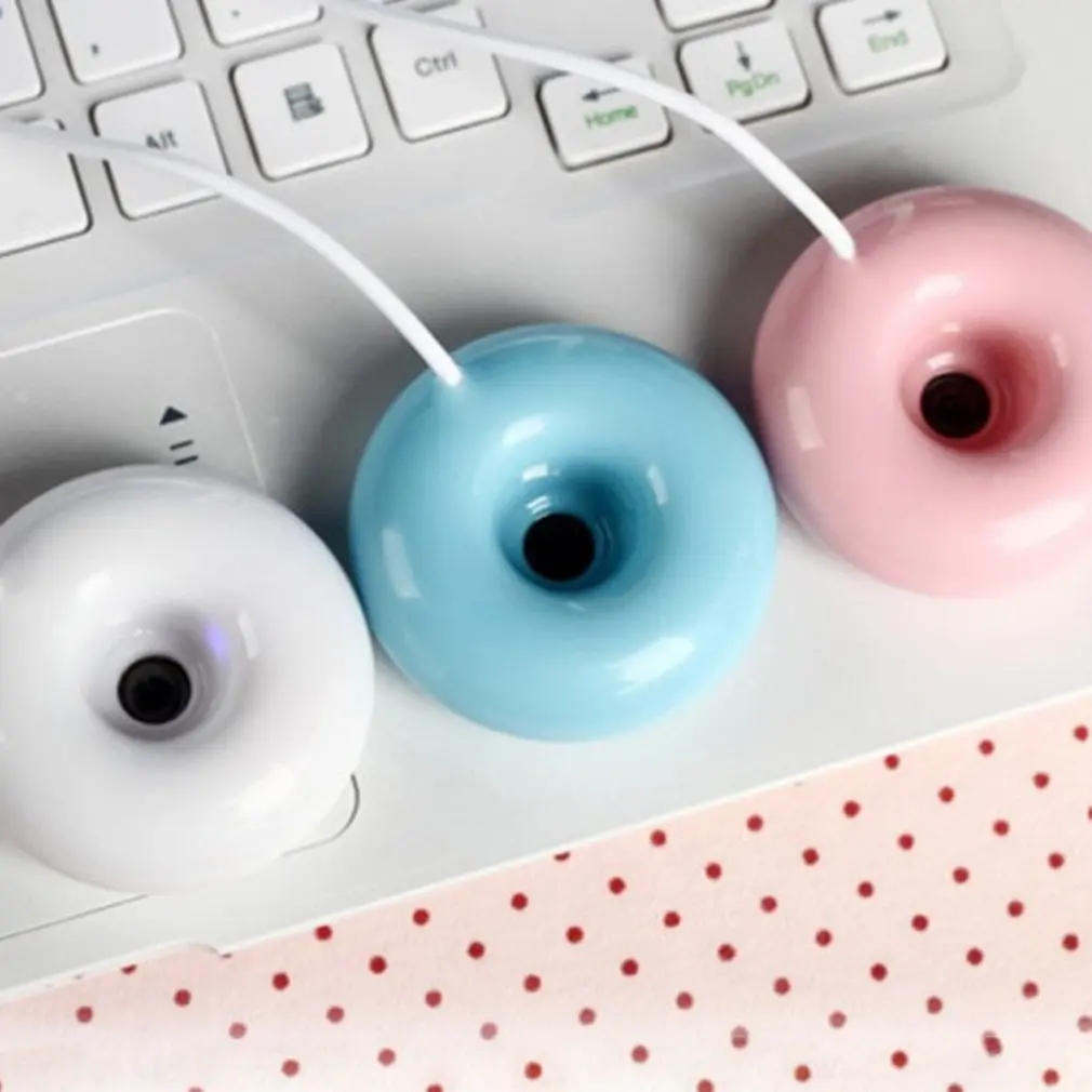 HOT Newest 1 Pcs Portable Air Purifier Usb Office Desktop Mini Humidifier Creative Donut Humidifier Mini Sprayer