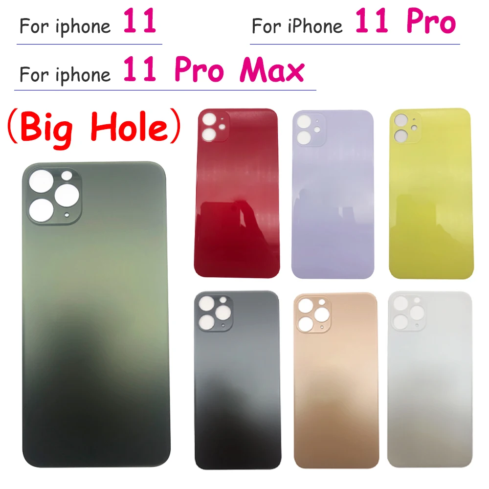 Стеклянная задняя крышка с большим отверстием для Iphone 11 Pro Max | Мобильные телефоны