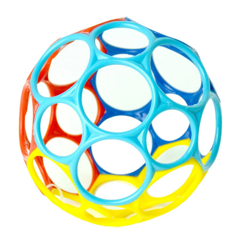 1 Piece Baby Kids Educational Toys Rattles Grasping Holes Balls for Newborn Cribs Stroller Soft Safety 3