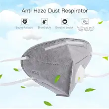 Медицинский 3-слойная нетканые маски Pm2.5 одноразовые пыле смога хлопковая маска для губ дыхательный клапан с активированным углем против