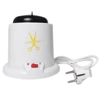 

High Temperature Disinfection Box Professional Nail Tools Equipment Manicure Scissors Cup with Quartz Sand US Plug