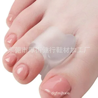 2PCS Silicone Toe Separator That Corrects The Toes Foot Care Gel Bunion Protector Toe Separators Straightener 4