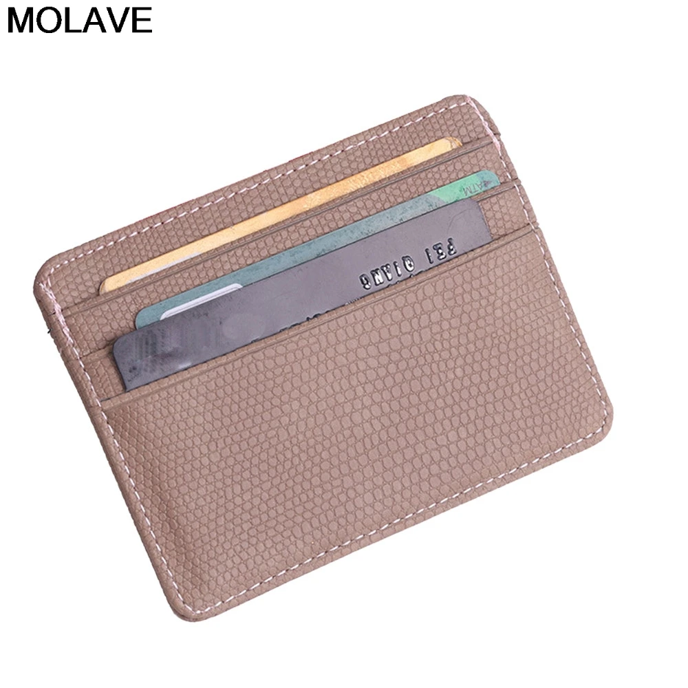 Molave Wallet Fashion Women Lichee Pattern Bank Card Package Coin Bag Card Holder Card Package Certificate Purse cartera hombre