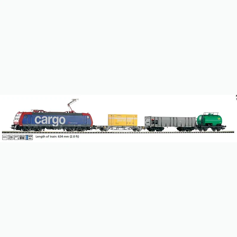 57184 HO 1: 87 немецкая модель поезда система привода SBB с грузовиком br185