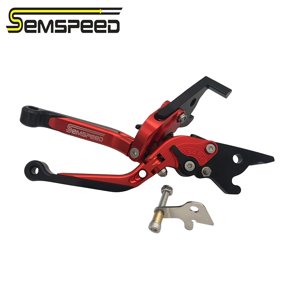 SEMSPEED ЧПУ XMAX300 250 с отверстиями для парковочных Функция тормозные рычаги для XMAX 300 X-MAX 250 XMAX250 рычаг