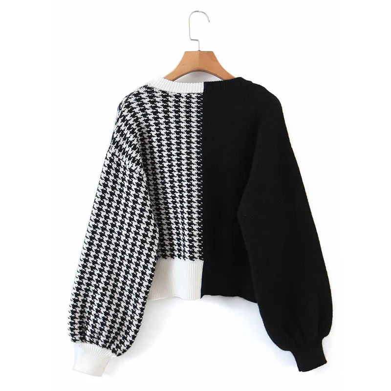 TWOTWINSTYLE Patchwork Lace Basic Cropped For