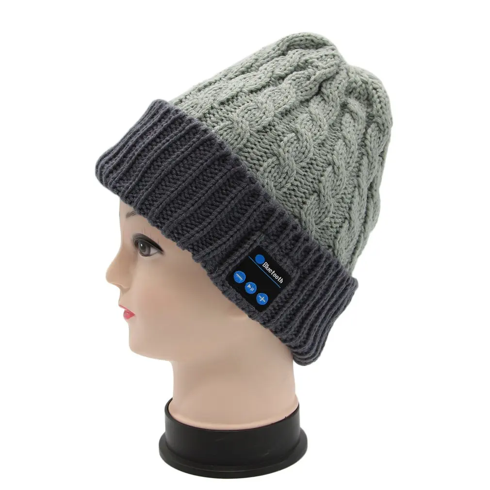 Беспроводной шапка c наушниками Bluetooth Музыка Смарт Кепки BT V4.1 видов спорта на