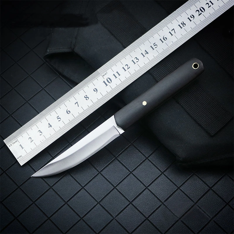 High Hardness Fixed Blade Hunting Knife With Sheath Tactical Survival