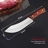 7 Inch Stainless Steel Butcher Knife Vegetable Meat Cleaver Slicing Knife Sharp Kitchen Knife Comfortable Handle Chef Knife ► Photo 3/6