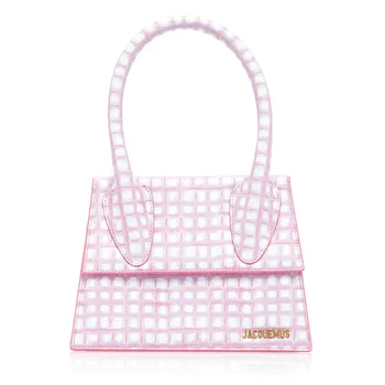 

High Quality Women Bag Niche Bag CC GG Mini Handbag Shoulder Pink Plaid PU Leather Bags Purses and Handbags Luxury Designer