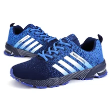 2019 Lightweight Men Running Shoes Stability Breathable Mesh Trainning Comfort Sneakers Male Fashion New Big Size Tennis Shoes
