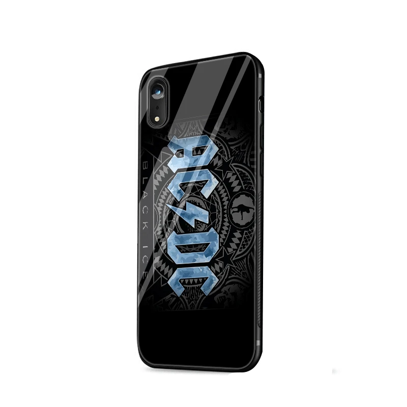 Desxz Ac Dc черный лед тяжелый металл музыка ТПУ чехол для iPhone XR X XS Max 5 5S 6 6s 7 8 Plus