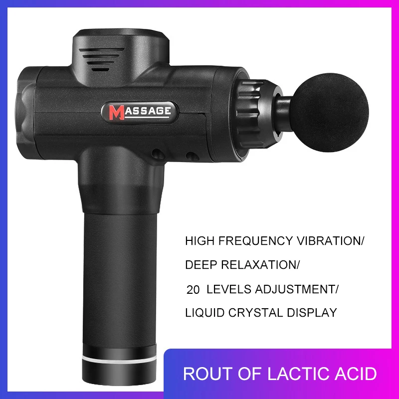 Massage Gun Low Noise Muscle Pain Management After Training Exercising Body Relaxation Slimming Shaping Pain Relief 2