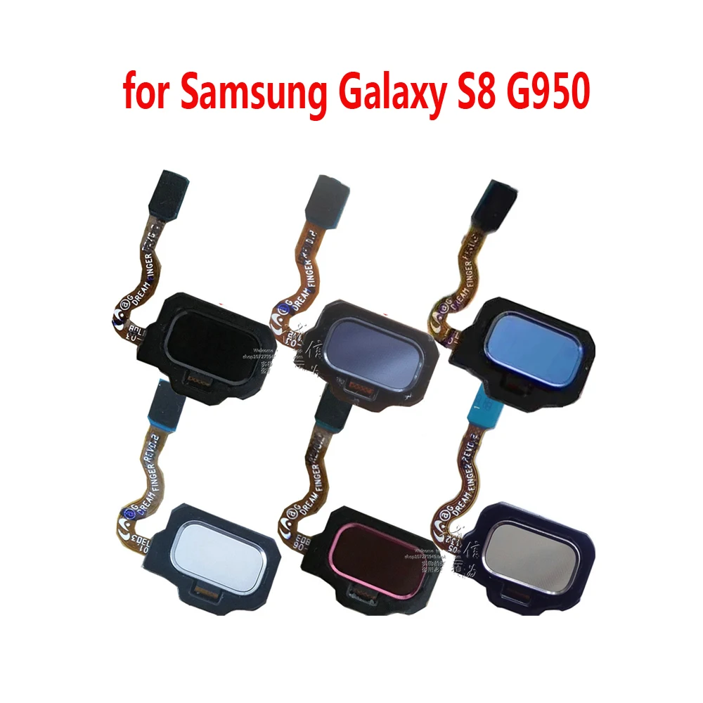 Оригинальный гибкий кабель для кнопки Home и отпечатков пальцев Samsung S8 G950F G950 G950FD G950T