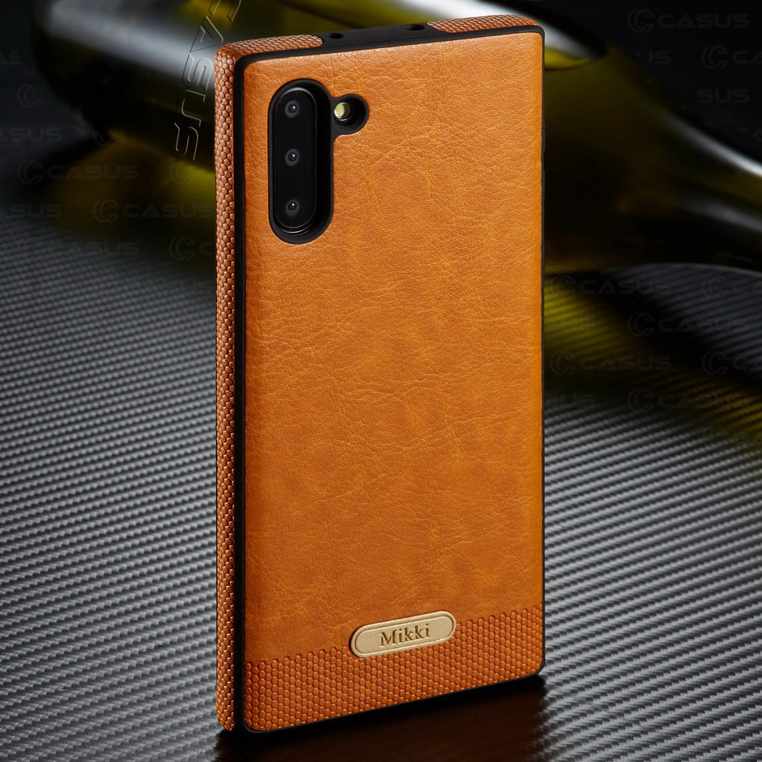 Для samsung Galaxy Note 10 9 8 Plus Чехол класса люкс из искусственной кожи чехол для Galaxy S10 S9 S8 S7 A10 A30 A40 A50 A70 A7 A8 A9 чехол - Цвет: Brown