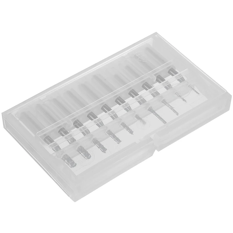 10Pcs1/" 0,8-3,175 мм PCB гравировальный резак роторный ЧПУ Концевая фреза сверла для концевых фрез инструменты режущие биты фреза