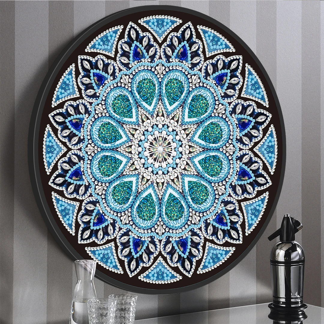 New Coming mandala Diamond Painting Diamond Embroidery Cross Stitch Painting Round picture frame Home Wall Decoration quilling needle price