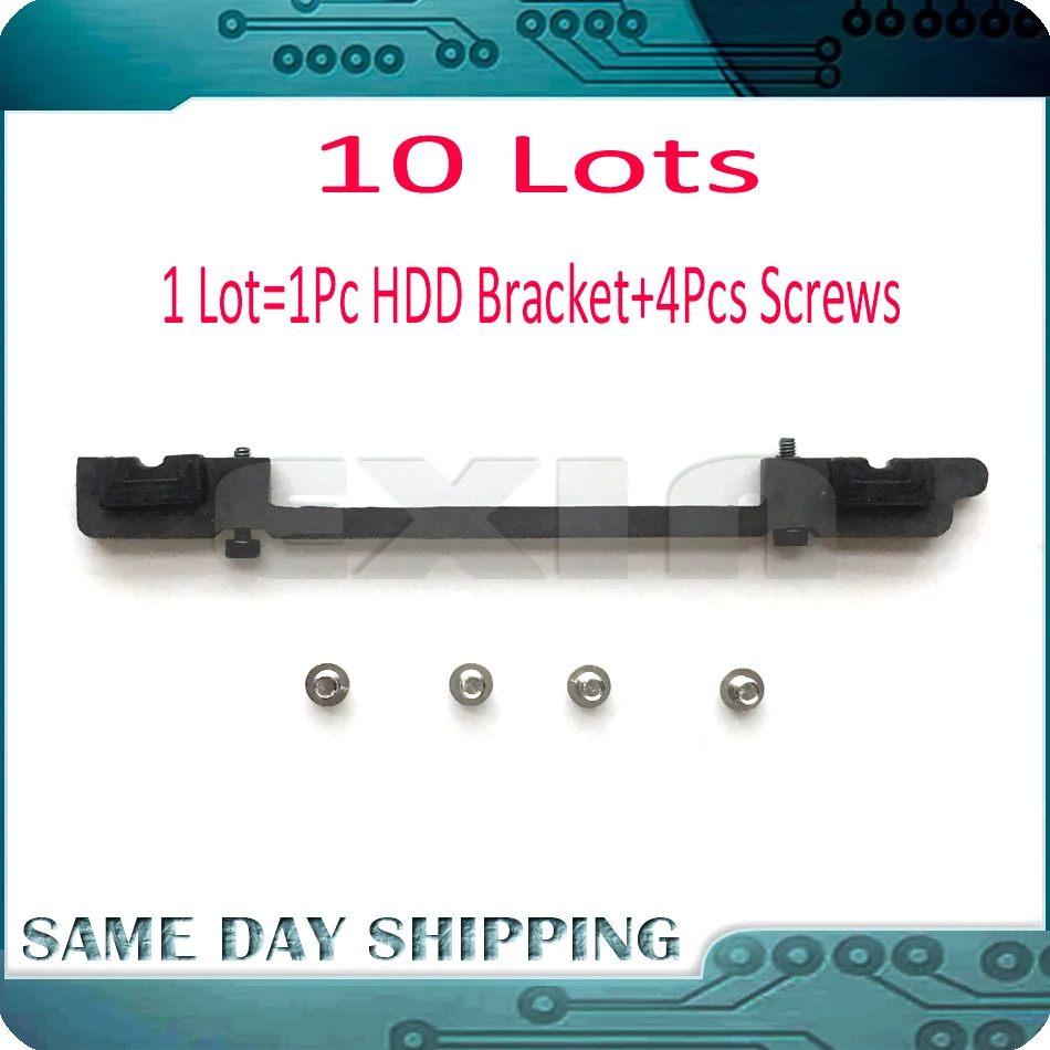 

10 Lots(Sets) OEM NEW for Macbook Pro A1278 A1286 HDD Bracket Hard Drive Disk with Bracket Screws 2009 2010 2011 2012 Years