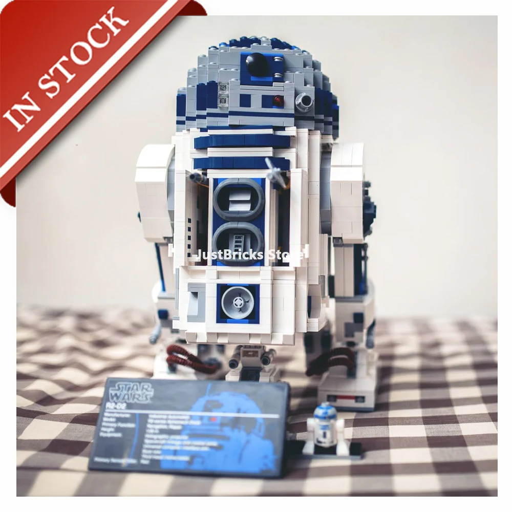 

Star Toys Wars R2-D2 10225 05043 In Stock Building Block 2127Pcs Bricks UCS Moive lepinblocks Gifts Children Space 21303 16003