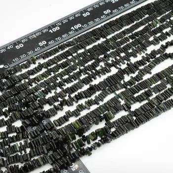 

Natural Clean Green Tourmaline Chips Beads 6-10mm