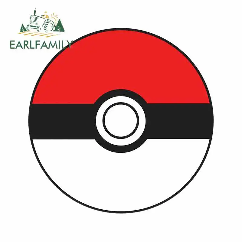 

EARLFAMILY 13cm x 9.7cm Elf Ball Funny Car Stickers Cartoon Oem RV VAN 3D DIY Fine Decal Bumper Trunk Truck Graphics Vinyl JDM