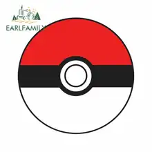 EARLFAMILY 13cm x 9.7cm Elf Ball Funny Car Stickers Cartoon Oem RV VAN 3D DIY Fine Decal Bumper Trunk Truck Graphics Vinyl JDM