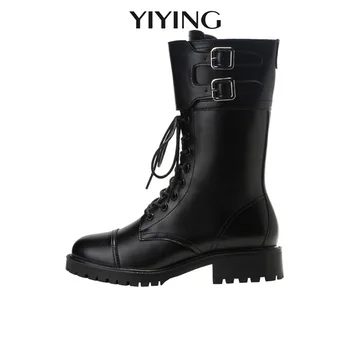 

2020 New Ankle boots female Fashion Hasp short boots British Style Handsome Black Motorcycle Boots For Woman
