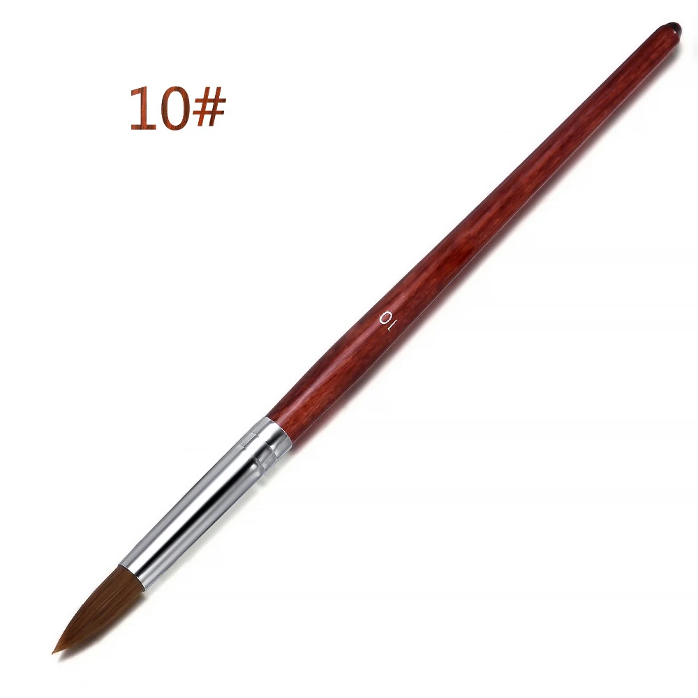 Колонковая, для акриловых ногтей художественная кисть-ручка для резьбы жидкая пудра DIY ногтей Рисование пудра для ногтей деревянная ручка профессиональные инструменты - Цвет: SF097