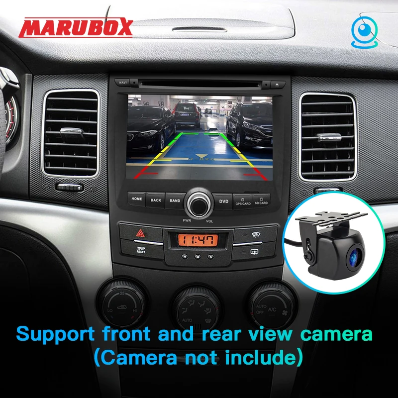 Автомобильный мультимедийный плеер MARUBOX 2Din Восьмиядерный 4 Гб ОЗУ Android 10 0 для