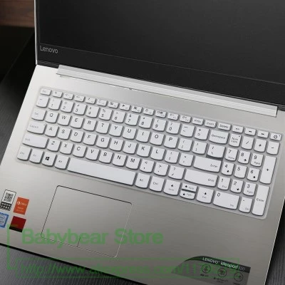 Чехол для клавиатуры ноутбука пленка для lenovo Ideapad L340-15IWL L340-15irh l340-15api L340-15 L340 15IWL 15IRH 15API 15,6" - Цвет: white