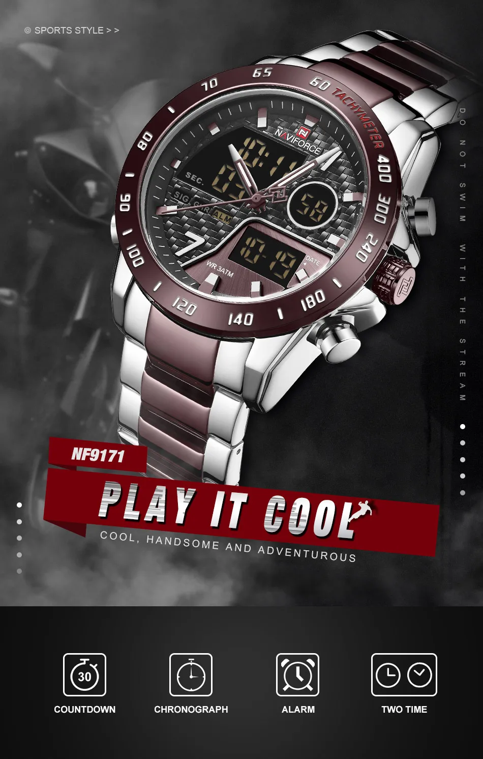 NAVIFORCE NF9171 Black Watch