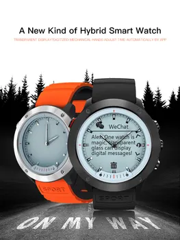 

M5 Smart Watch Transparent Screen Smart Band IP68 Waterproof Heart Rate Monitor Hybrid Smart Wristband For IOS Android