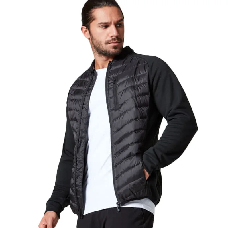 

New Mens Winter Gyms Casual Patchwork Jackets Basic Coat Hoodie Jacket Coat Men Sportswear Male Keep Warm Fitness Parka Clothing