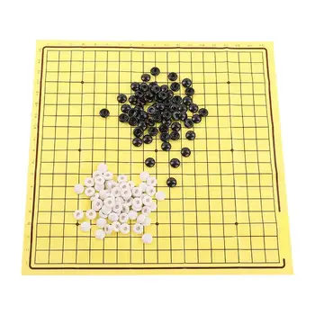

2-in-1 Kid Adult Go Game Set Portable Folding go board game set Resin Education Intelligence Toy Go Game Gomoku Set