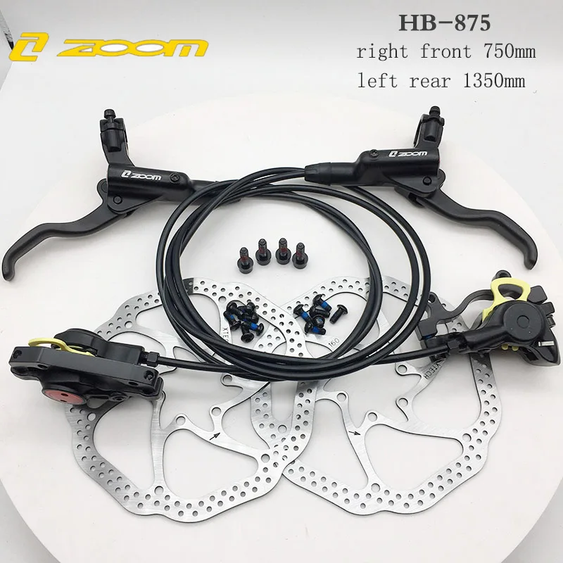 Zoom HB 875 тормоз для велосипеда mtb Гидравлический дисковый набор зажим горного
