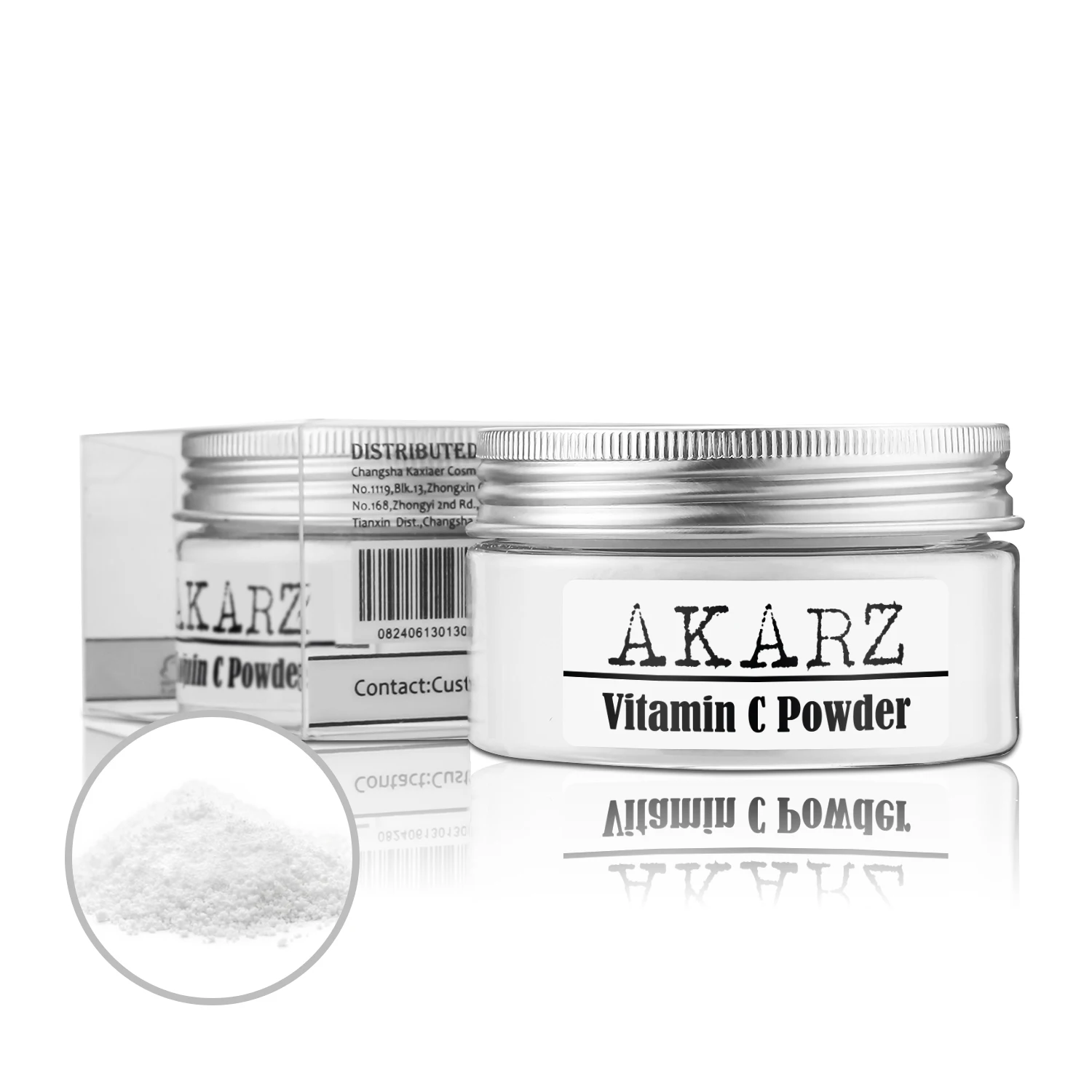 Akarz Pure Vitamin C Powder 60g Ultra Fine Cosmetic Grade Dissolves