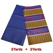 Жаккардовая парча ткань, Африканский Воск Печать Ткань для patchworke tissu воск гхановый воск печать ткань высокого качества 4 ярда