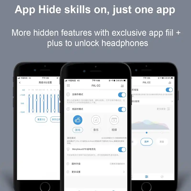 Youpin Fiil Cc Cc2 Tws Wireless Bluetooth 5 0 Earphones Noise Reduction Sport Headphone With Microphone For Smart Phone Smart Remote Control Aliexpress