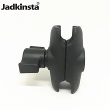Jadkinsta alumínio 1 montagem em esfera de soquete duplo braço extensão moto mount para gopro gamin gps smartphone suporte de motocicleta